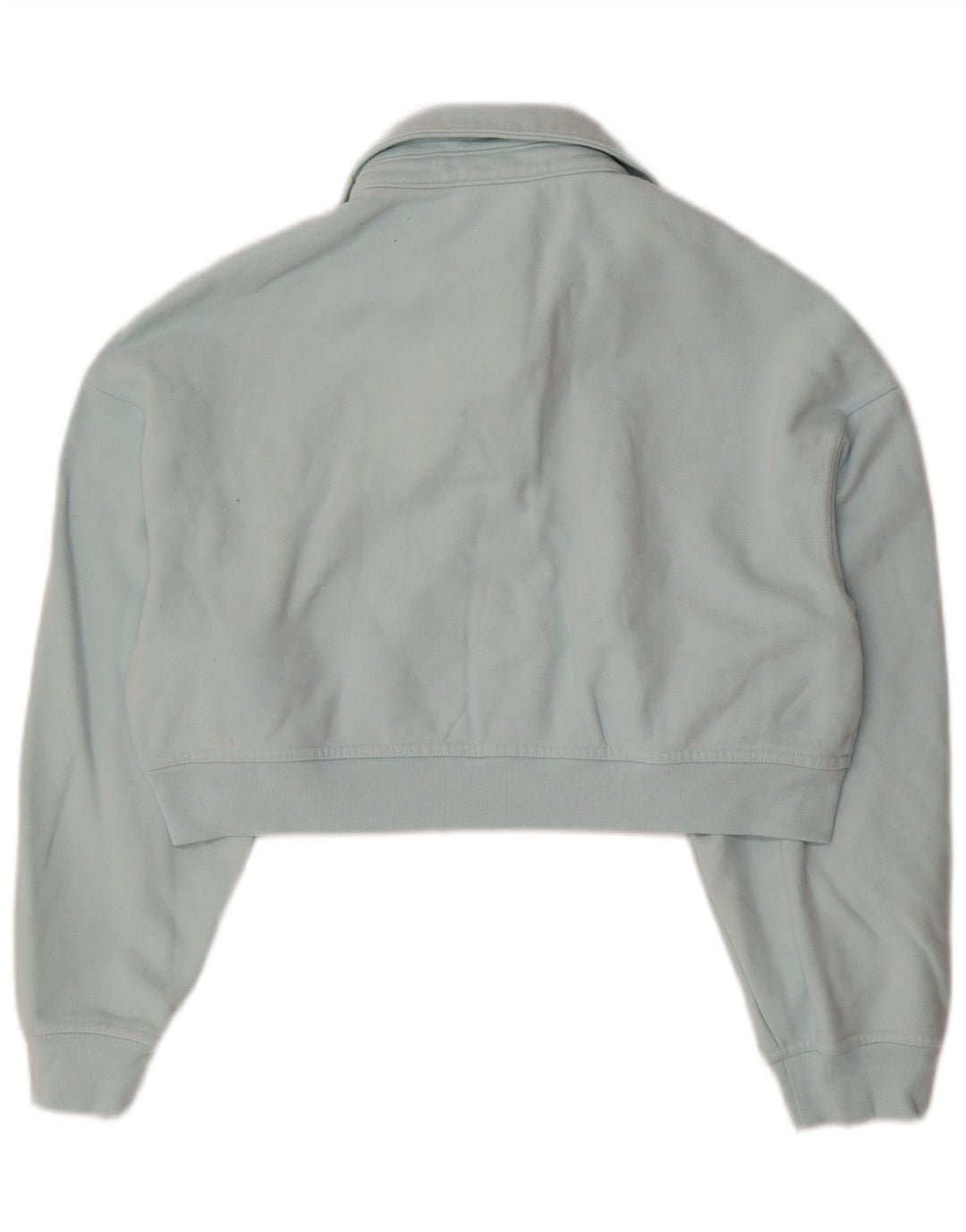 Damska bluza oversize LEVI'S Crop Polo z dekoltem w kształcie litery U, UK 6 XS, niebieska