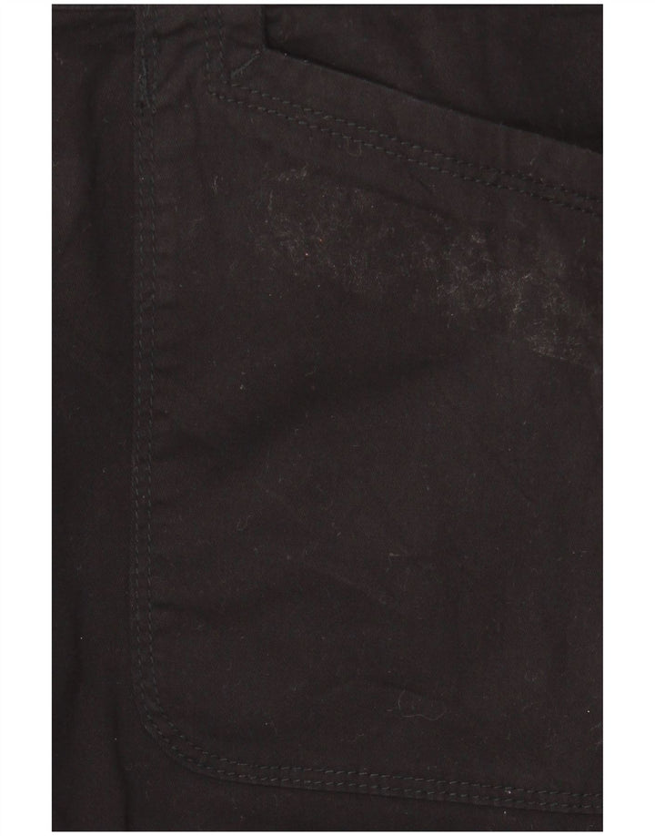 Damskie spodnie cargo Lee ze stretchem i wysokim stanem US 16 XL W36 L32 czarne