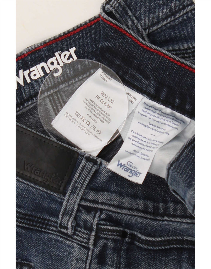 Męskie jeansy Wrangler Regular Slim W32 L32 Niebieskie bawełniane