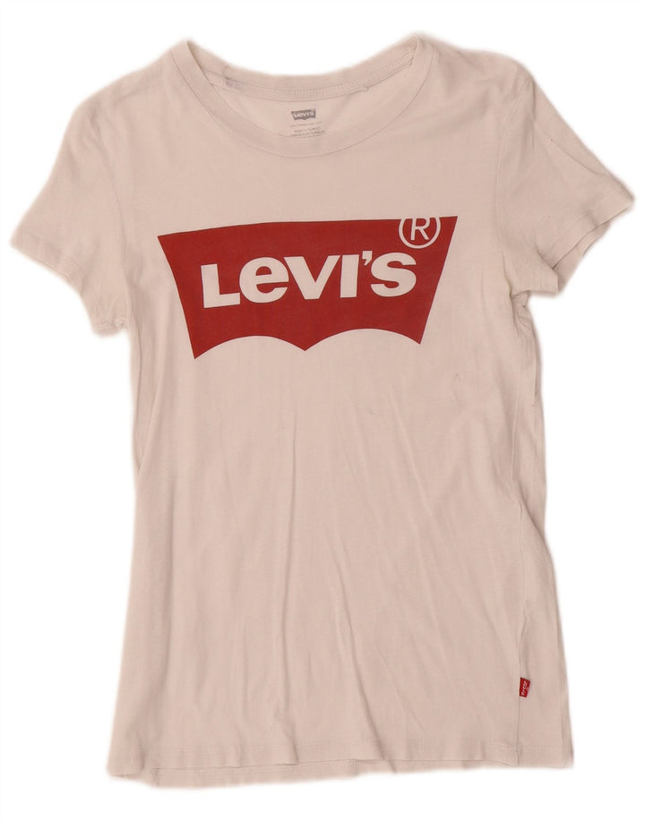 Damska koszulka z grafiką Levi's Top UK 2 2XS biała