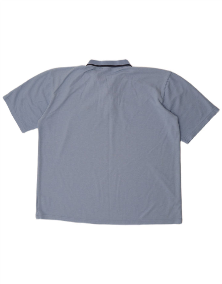 Męska koszulka polo Umbro 2XL, niebieska, poliester