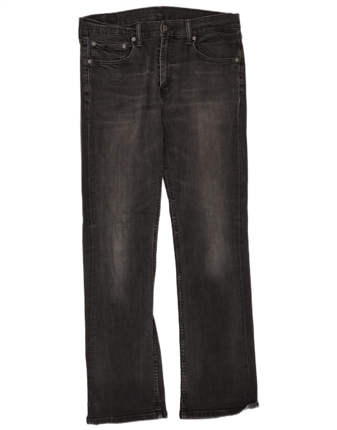 Męskie jeansy Levi's 527 Bootcut W34 L32 Szara bawełna