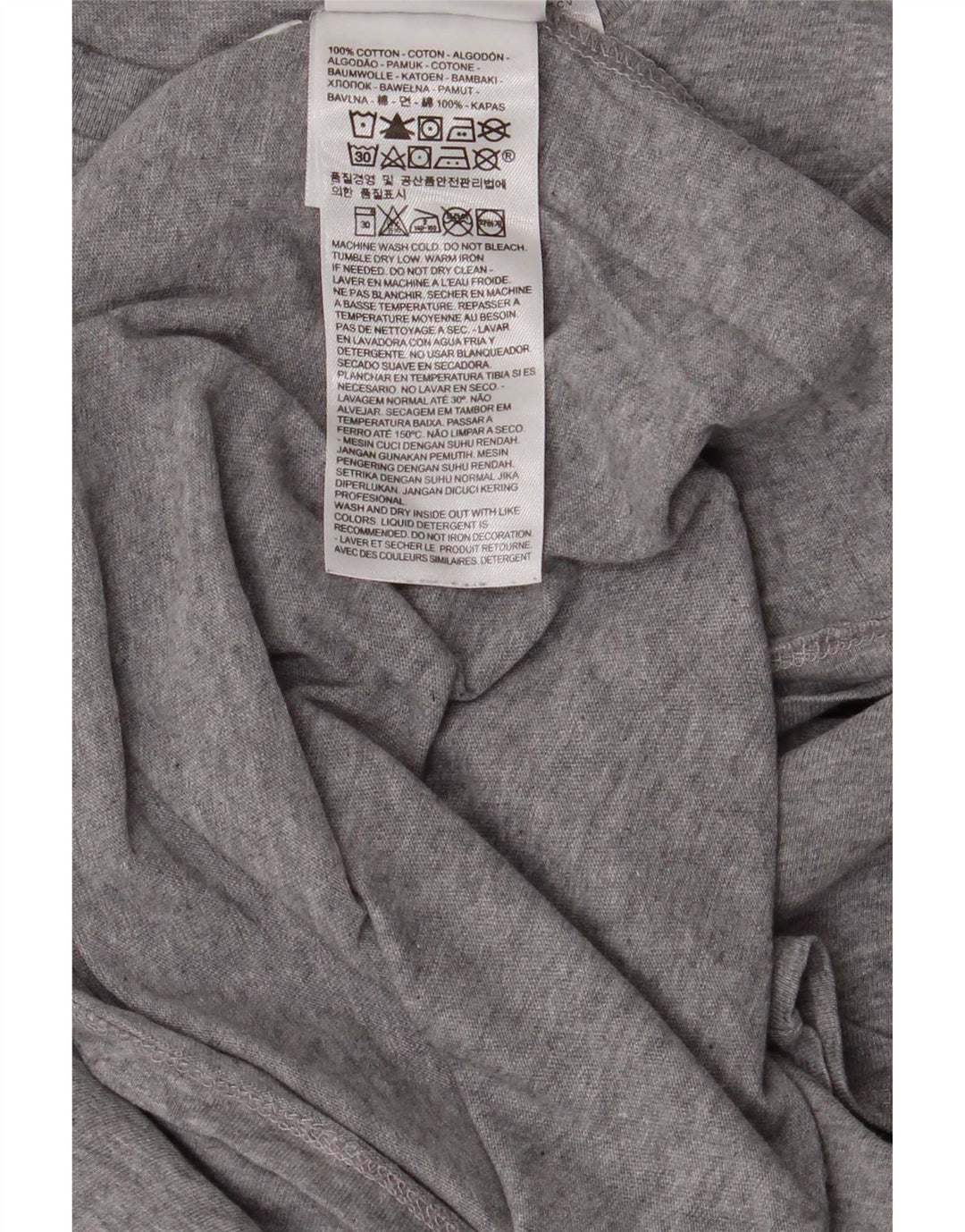 Męski T-shirt z grafiką Levi's, duży, szary, bawełniany w paski