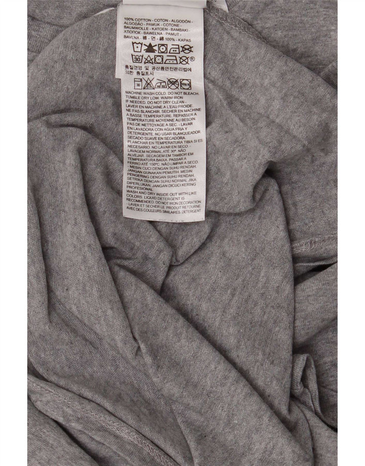Męski T-shirt z grafiką Levi's, duży, szary, bawełniany w paski