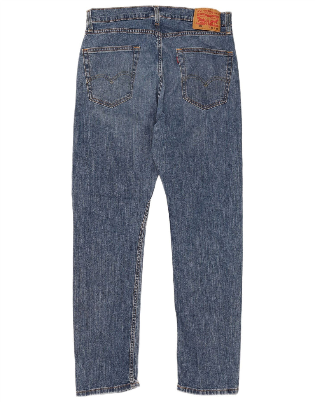 Męskie jeansy Levi's 502 Tapered W33 L32 Niebieskie bawełniane