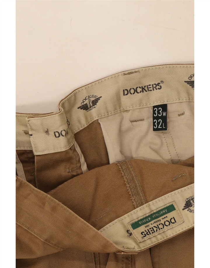 Spodnie męskie Dockers Straight Cargo W33 L32 Beżowe