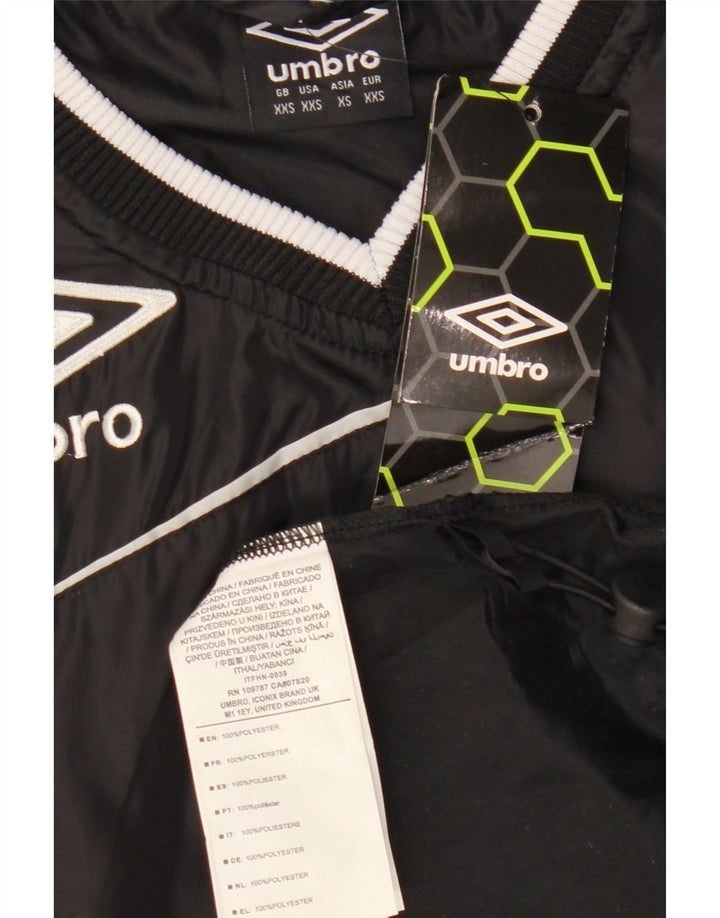 Męski dres Umbro Top 2XS, czarny poliester
