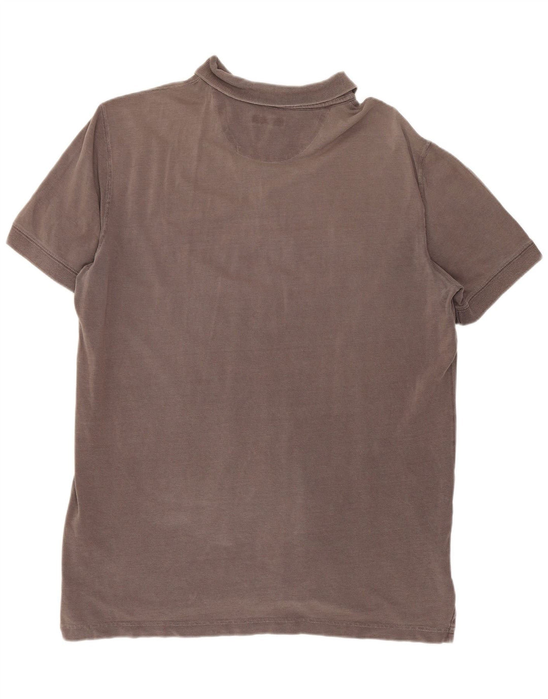 Męska koszulka polo Massimo Dutti, średnioszara, bawełniana