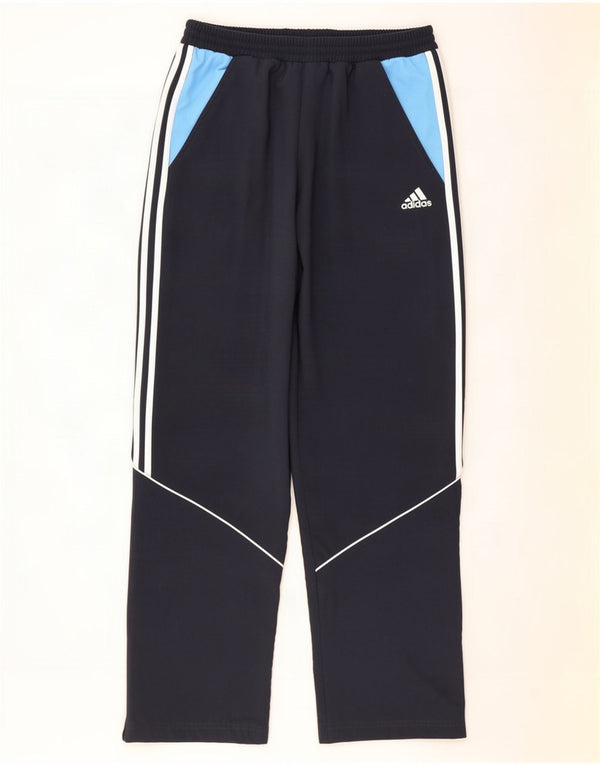 Adidas Mens Tracksuit Trousers UK 40/42 Medium Navy Blue Colourblock