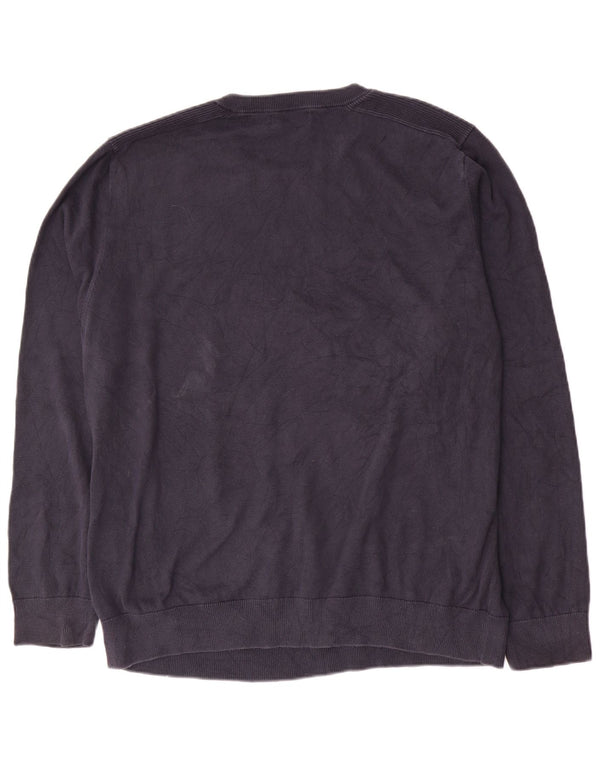 Męski sweter Nautica z okrągłym dekoltem XL, granatowy, bawełniany