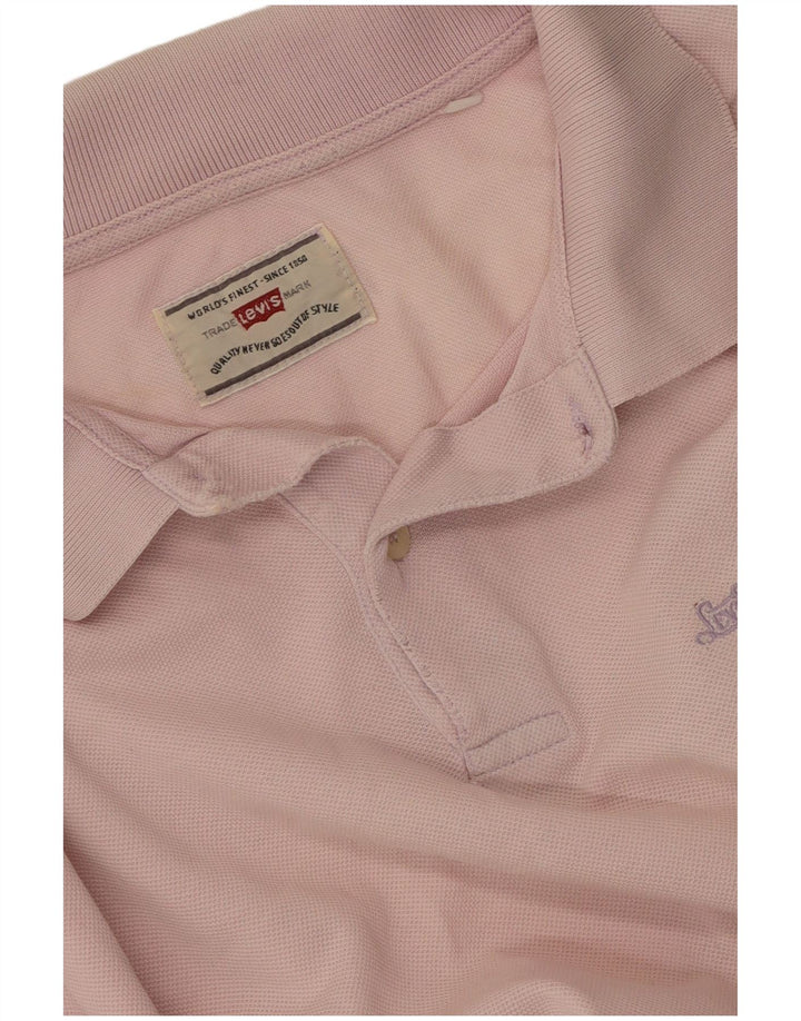 Męska koszulka polo Levi's, duża, różowa