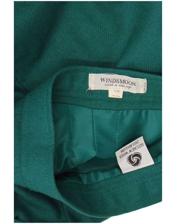 Damska spódnica Midi Windsmoor UK 12 Medium W27 Zielona wełna
