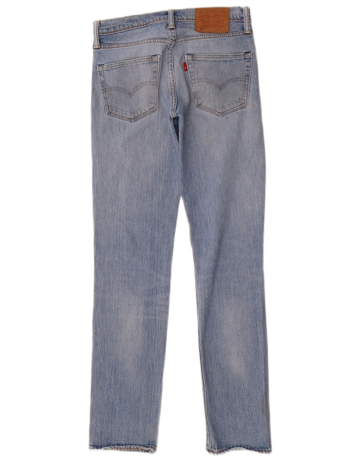 Męskie jeansy LEVI'S 511 Slim W28 L32 Niebieska bawełna