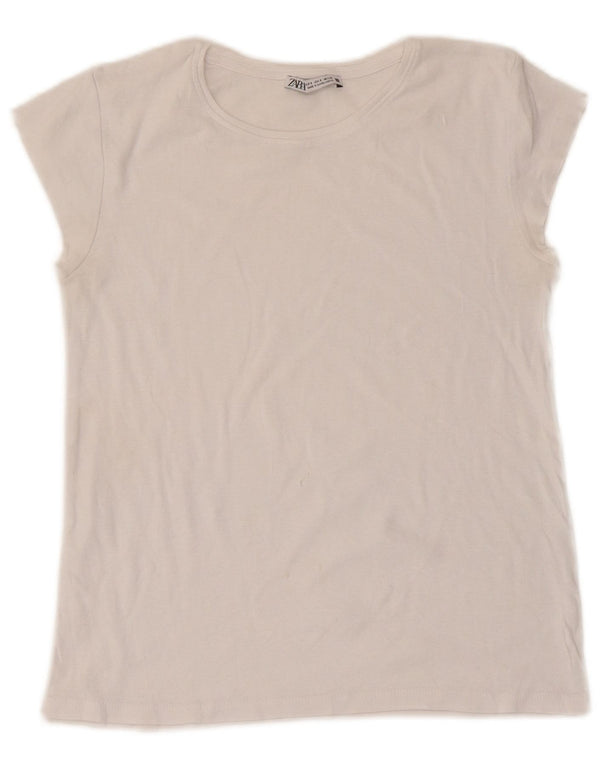 T-shirt damski Zara Top UK 8 Small White