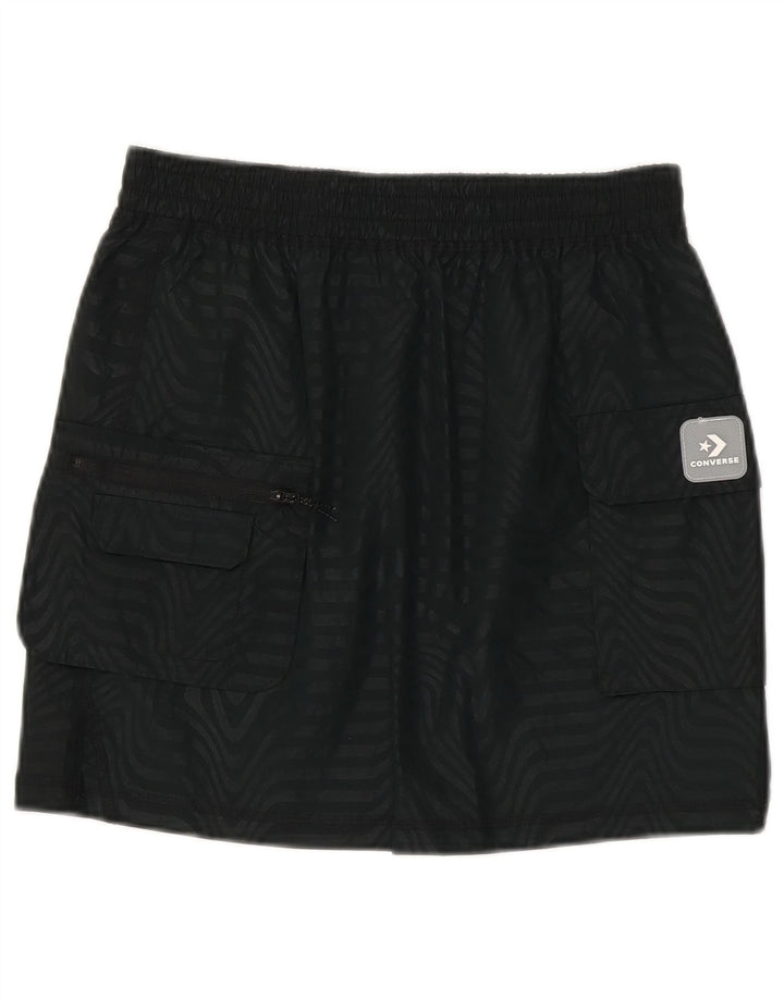 Converse Damska Spódnica Cargo Mała W27 Czarny Nylon w Paski