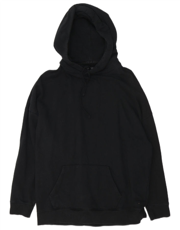Męski sweter z kapturem All Saints, duży, czarny, bawełniany