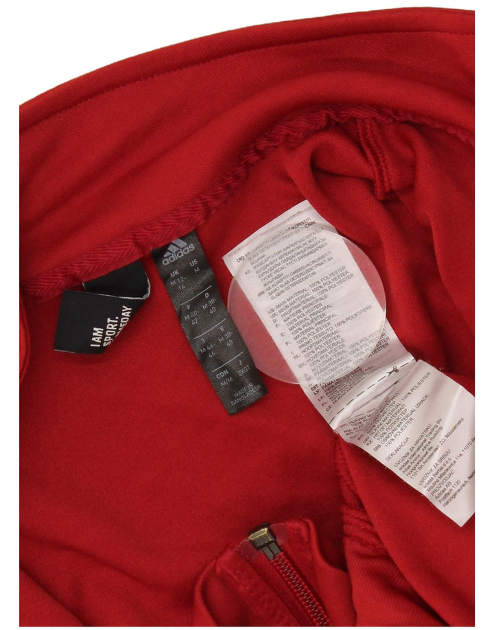 Damska bluza dresowa Adidas UK 12/14 Średni bordowy poliester