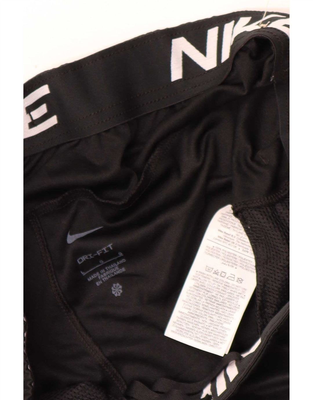 Męskie spodnie dresowe Nike, duże, czarne, poliestrowe
