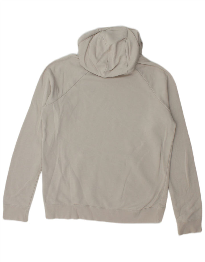 Męski sweter z kapturem Nike, mały, biały, bawełniany