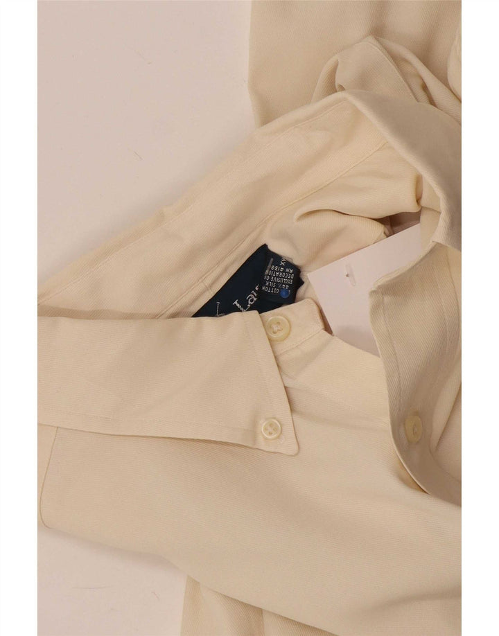 Koszula męska Ralph Lauren o klasycznym kroju, duża, z białej bawełny