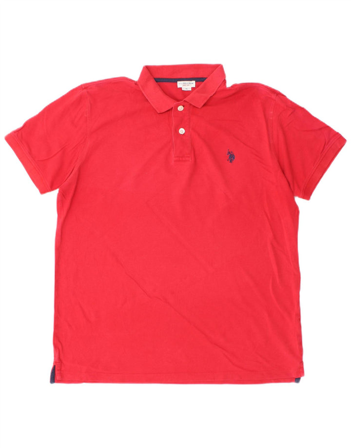 Męska koszulka polo XL US Polo Assn w kolorze czerwonym