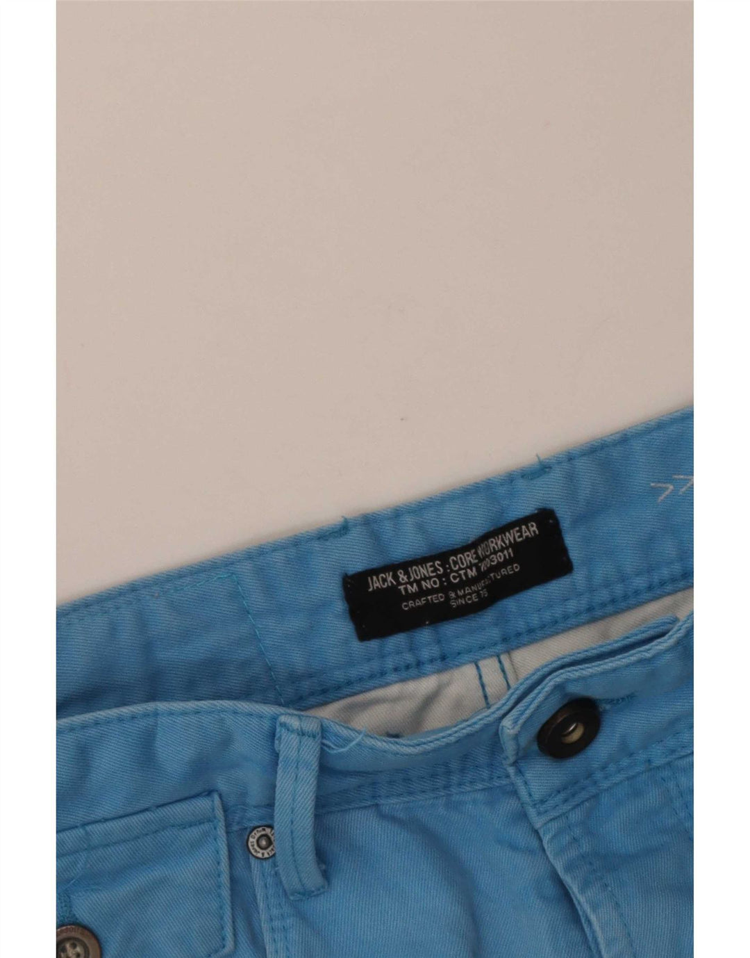 Męskie spodenki jeansowe Jack & Jones W32 średni niebieski