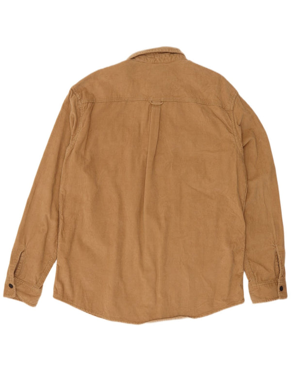 Koszula sztruksowa Jack & Jones XL, beżowa, bawełniana