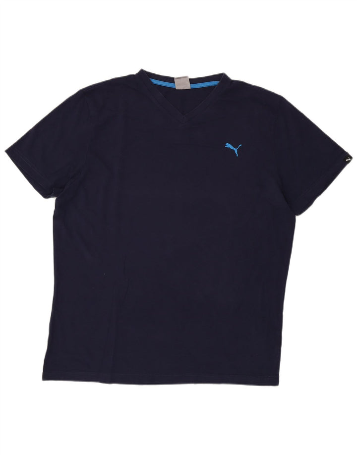Męska koszulka T-shirt PUMA XL, granatowa, bawełniana