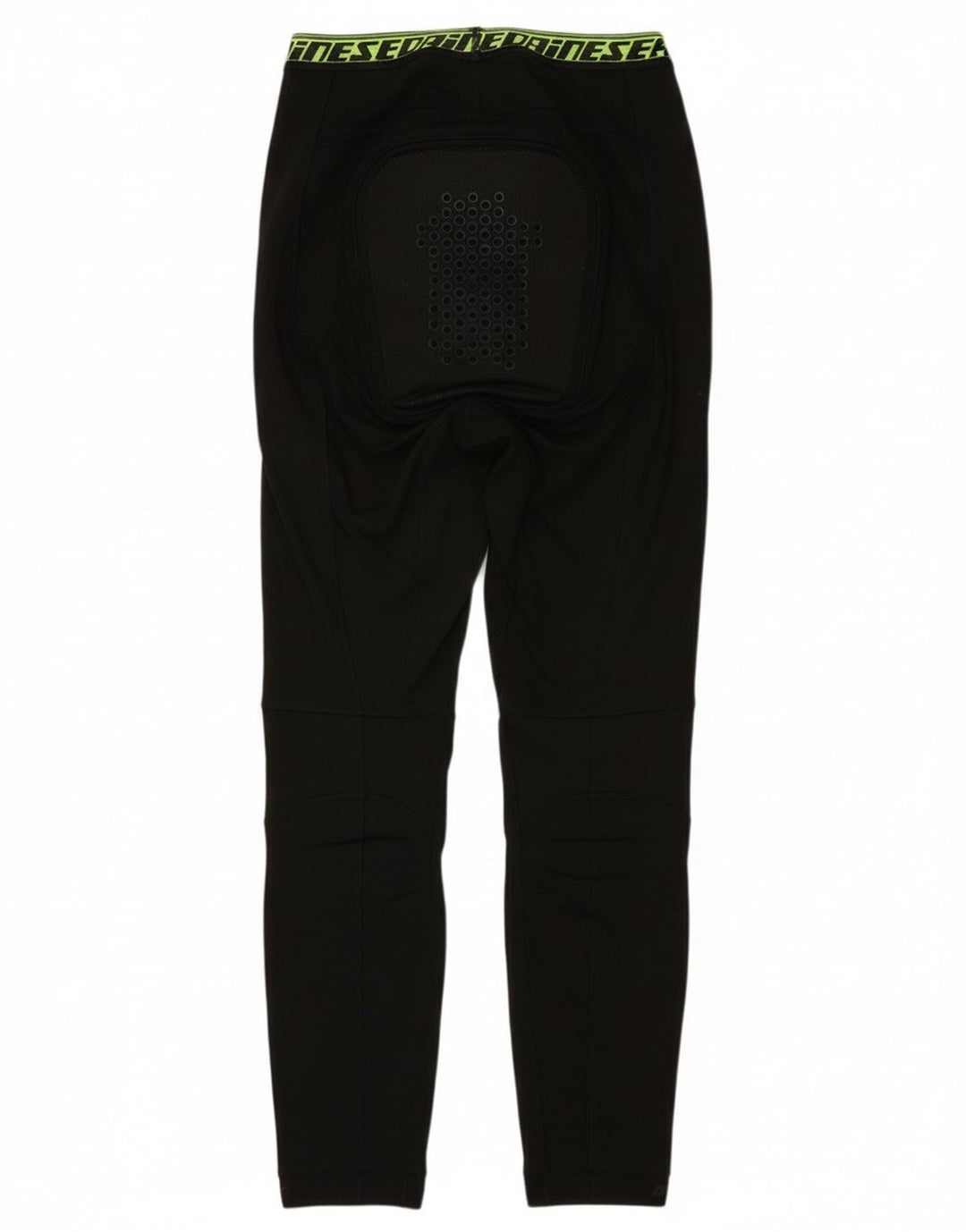 Damskie legginsy motocyklowe Dainese z grafiką UK 8, małe, czarne, poliestrowe