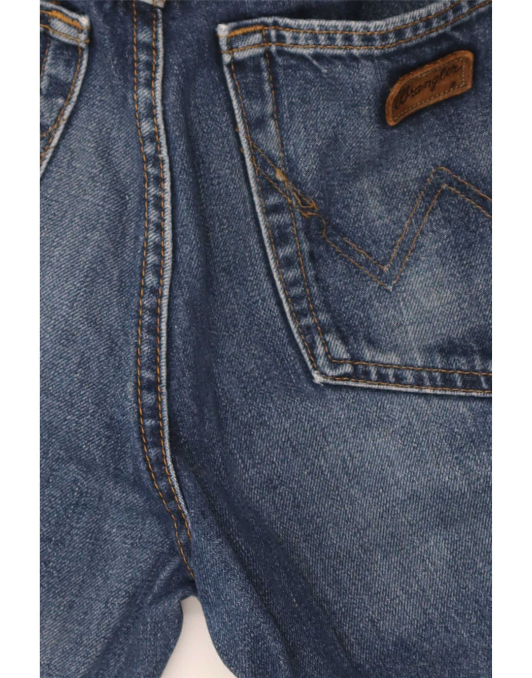 Wrangler Męskie Proste Dżinsy W33 L30 Niebieskie Bawełniane