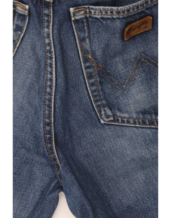 Wrangler Męskie Proste Dżinsy W33 L30 Niebieskie Bawełniane