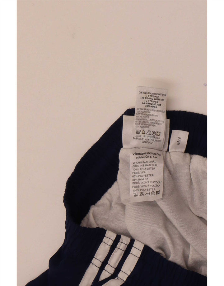 Adidas Męskie spodnie dresowe Joggery Średni granatowy poliester