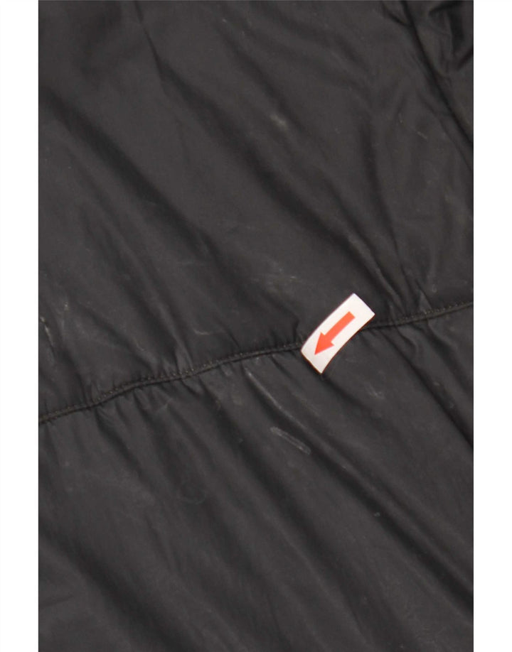 Damska kurtka z kapturem, oversize, wyściełana Nike Therma-Fit UK 14, średnia czarna