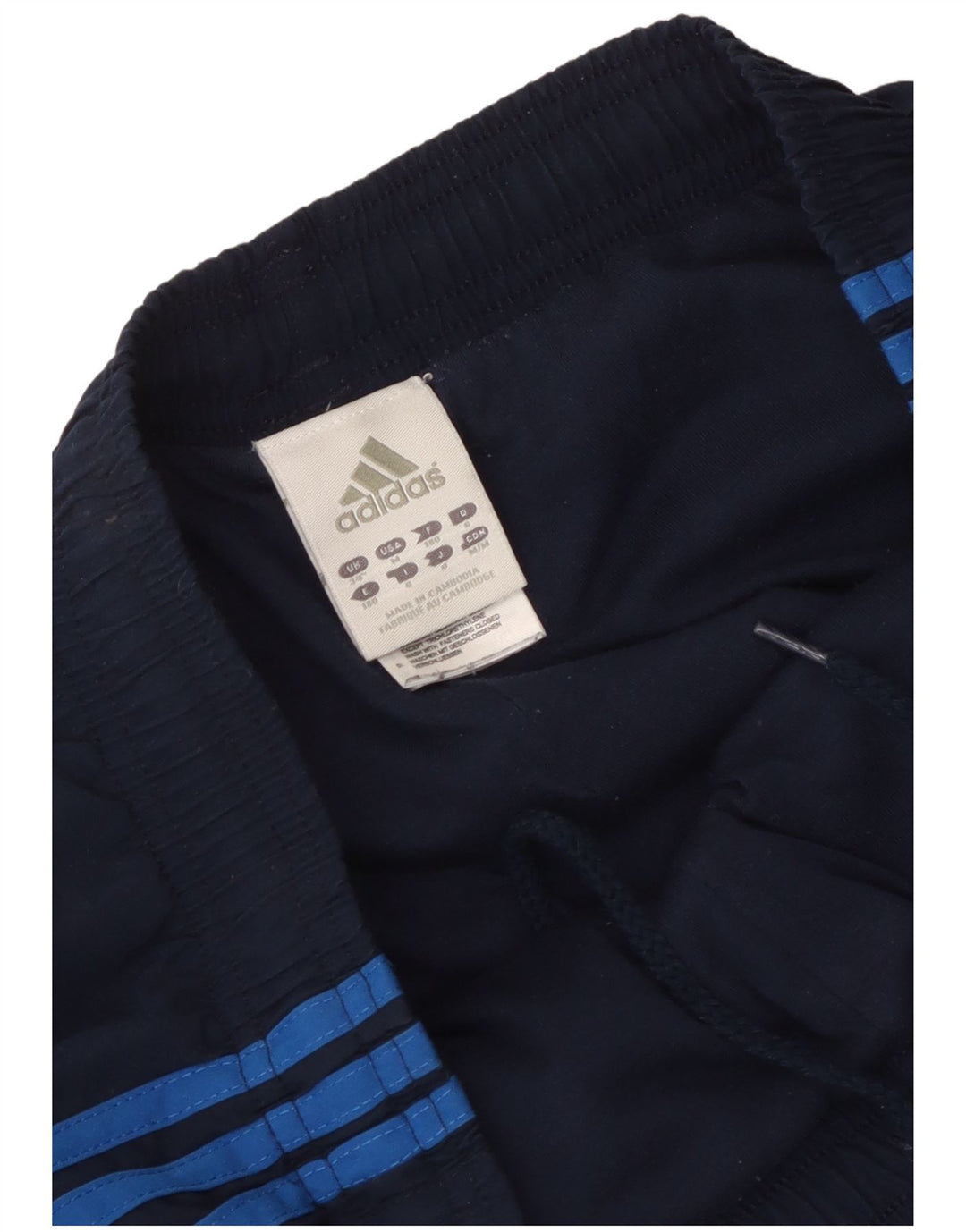Adidas Męskie Spodnie Dresowe Joggery Duże Granatowe Poliester