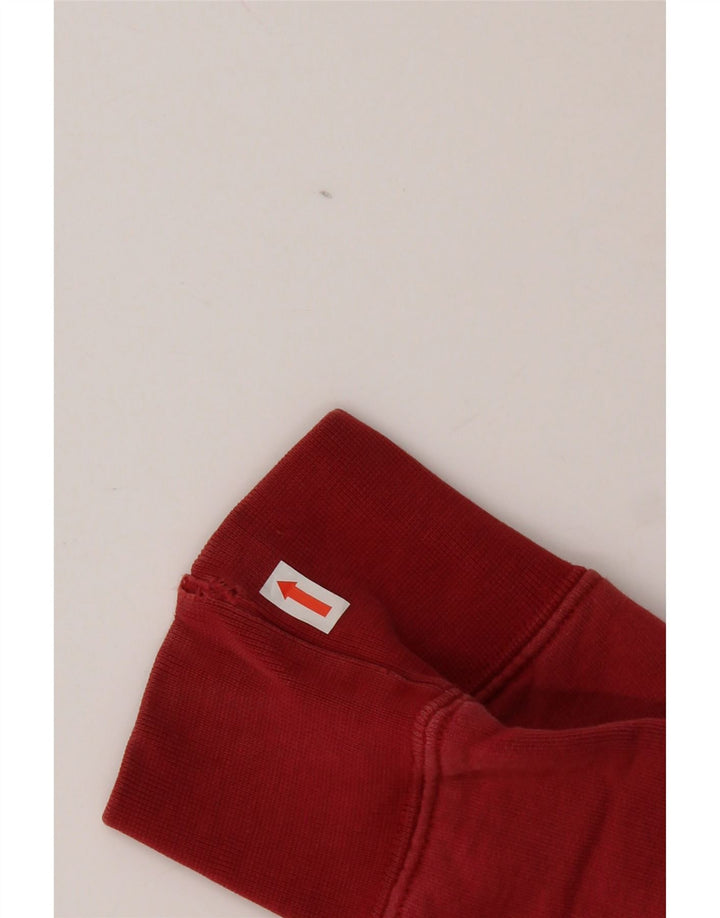 Męska bluza z grafiką Gas, 2XL, czerwona, bawełniana