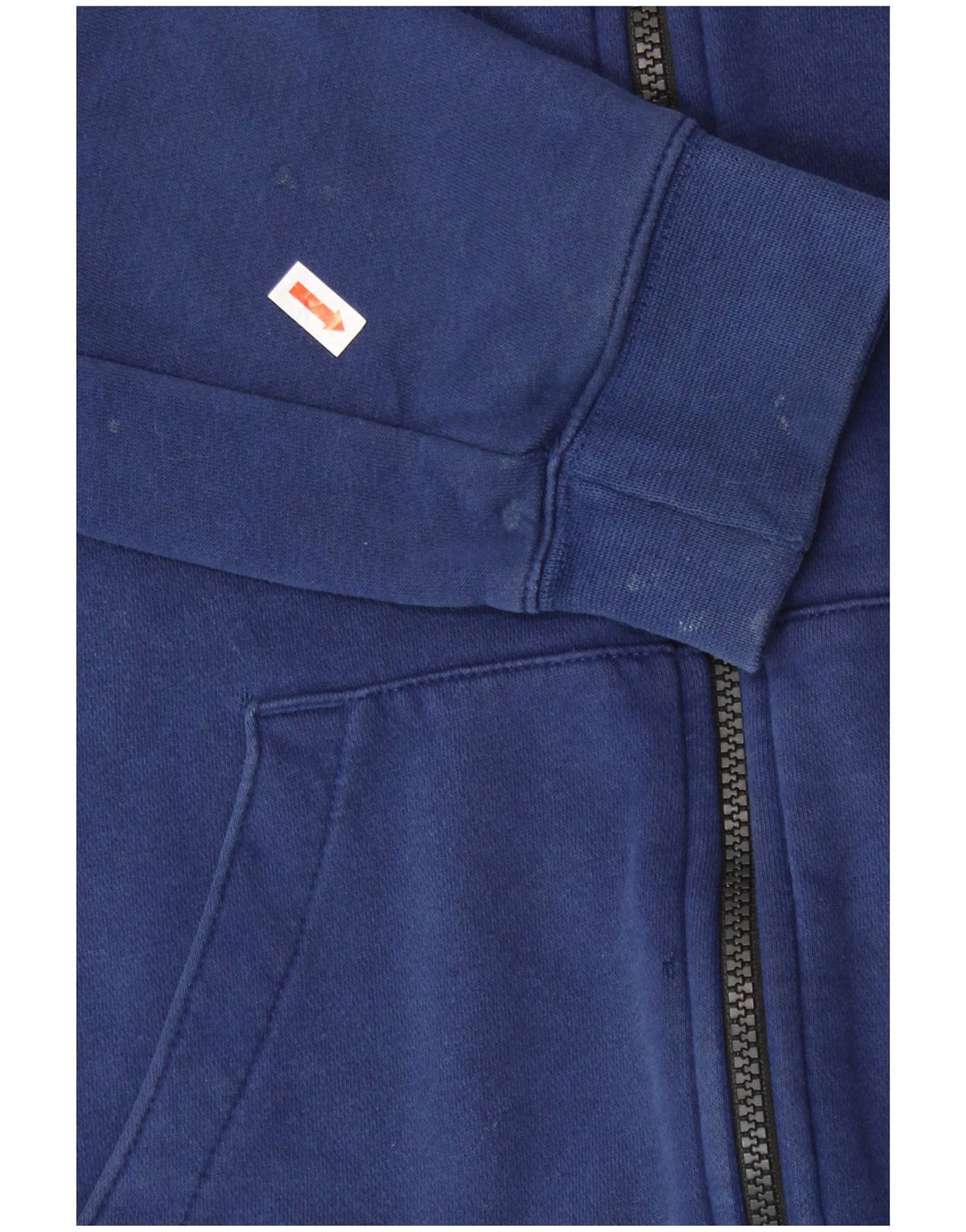 Chłopięcy sweter z kapturem Nike Air Zip 13-14 lat XL, niebieska bawełna z blokami kolorów