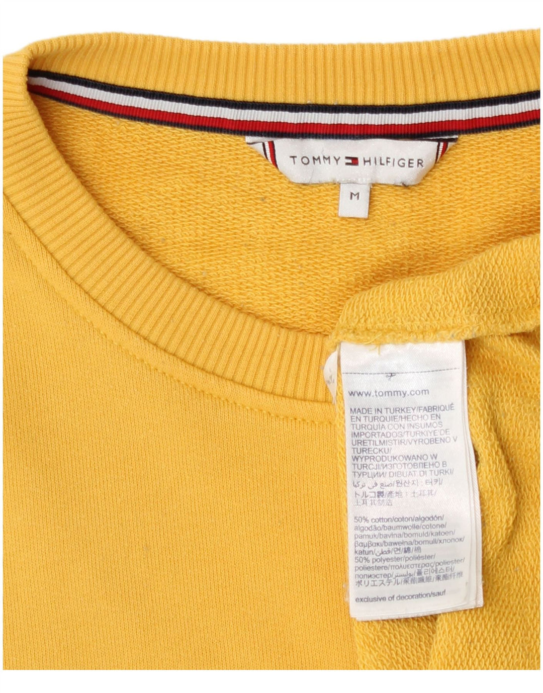 Damska bluza Tommy Hilfiger UK 14, średni żółty