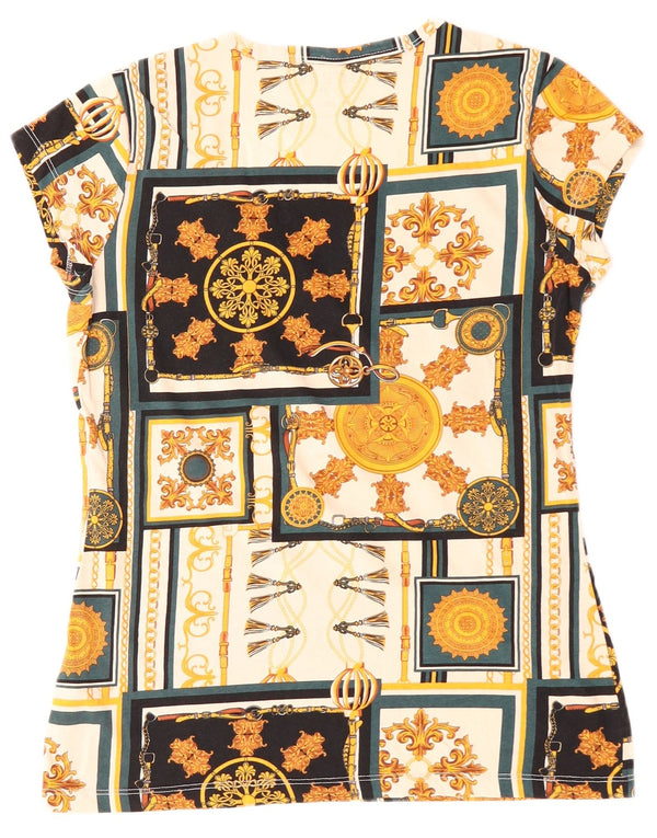 Damska koszulka graficzna Guess Top UK 12, średnia, wielobarwna