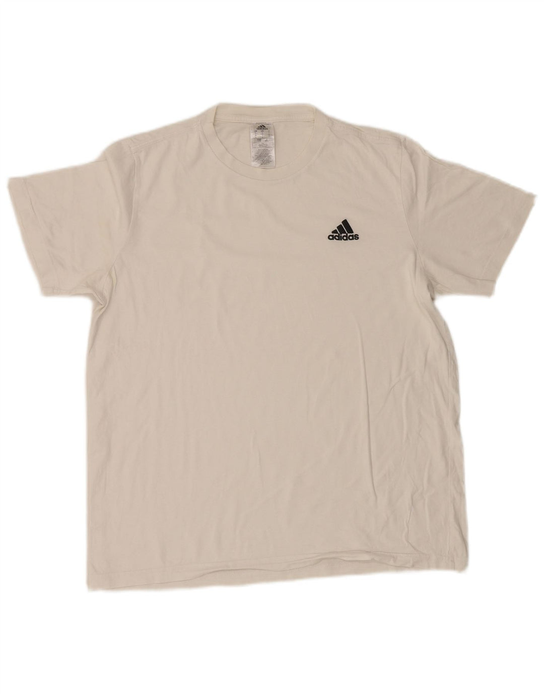 Adidas Męska Koszulka Top Duża Biała Bawełna