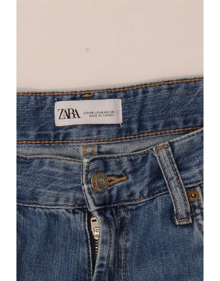 Damskie luźne dżinsy Zara EU 40 Medium W30 L31 Niebieskie