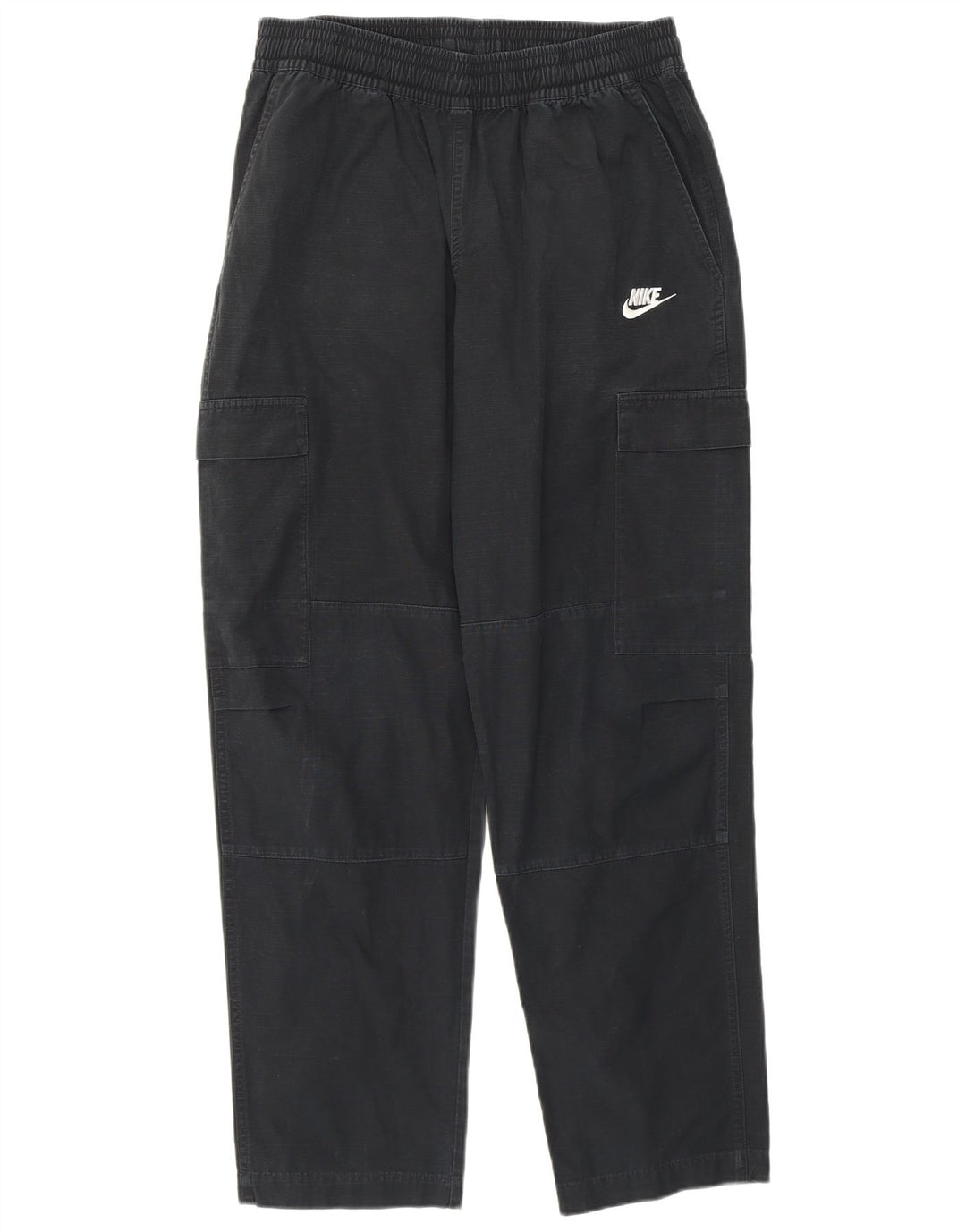 Męskie spodnie cargo Nike Straight Cargo, małe W29 L28, czarne, bawełniane