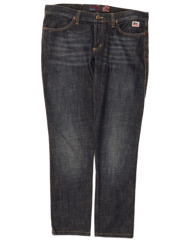 Damskie jeansy slim Roy Rogers W32 L29 Niebieskie bawełniane