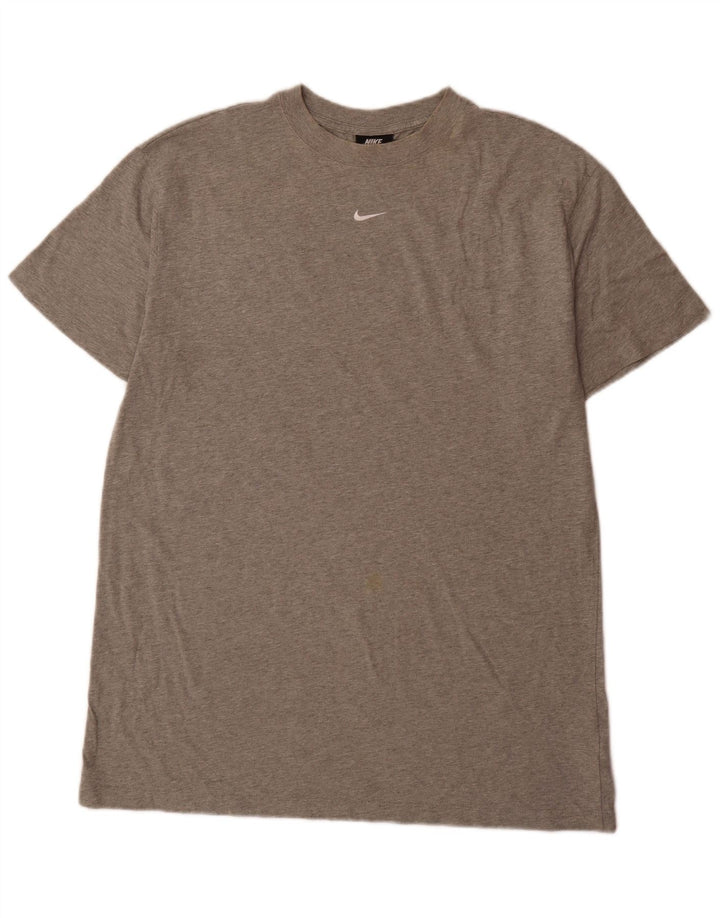 Męski T-shirt Nike, duży, szary, bawełniany