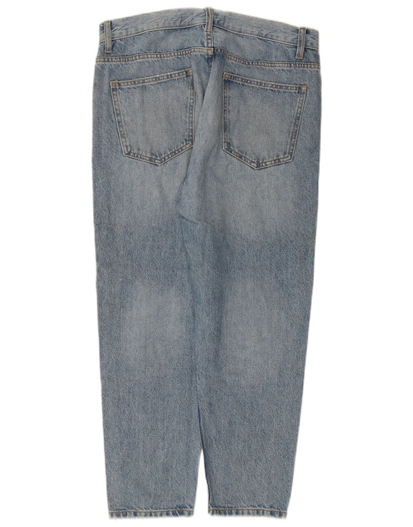 Męskie jeansy Zara Cropped EU 44 Large W34 L25 Niebieskie bawełniane