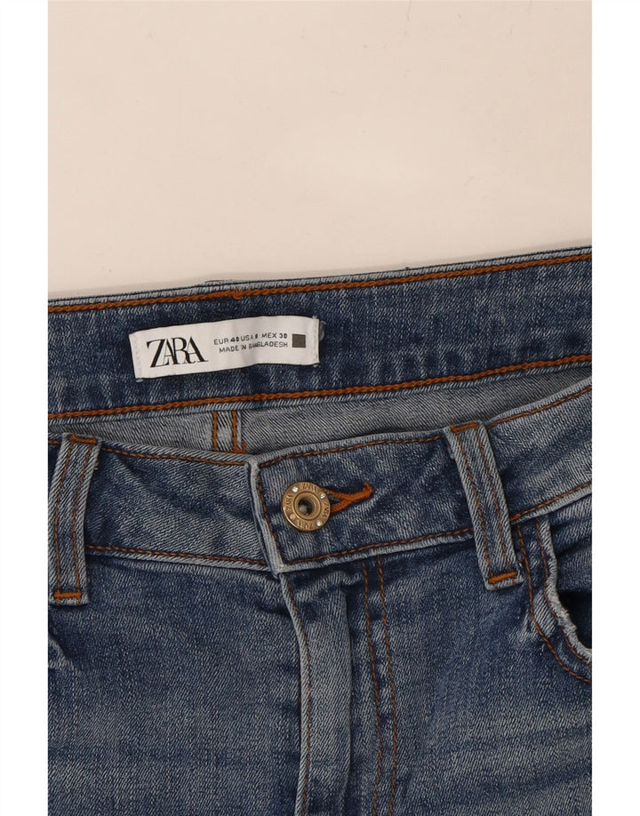 ZARA Womens Capri Jeans EU 40 Medium W30 L22 Blue Cotton Vintage Zara and Second-Hand Zara from Messina Hembry 