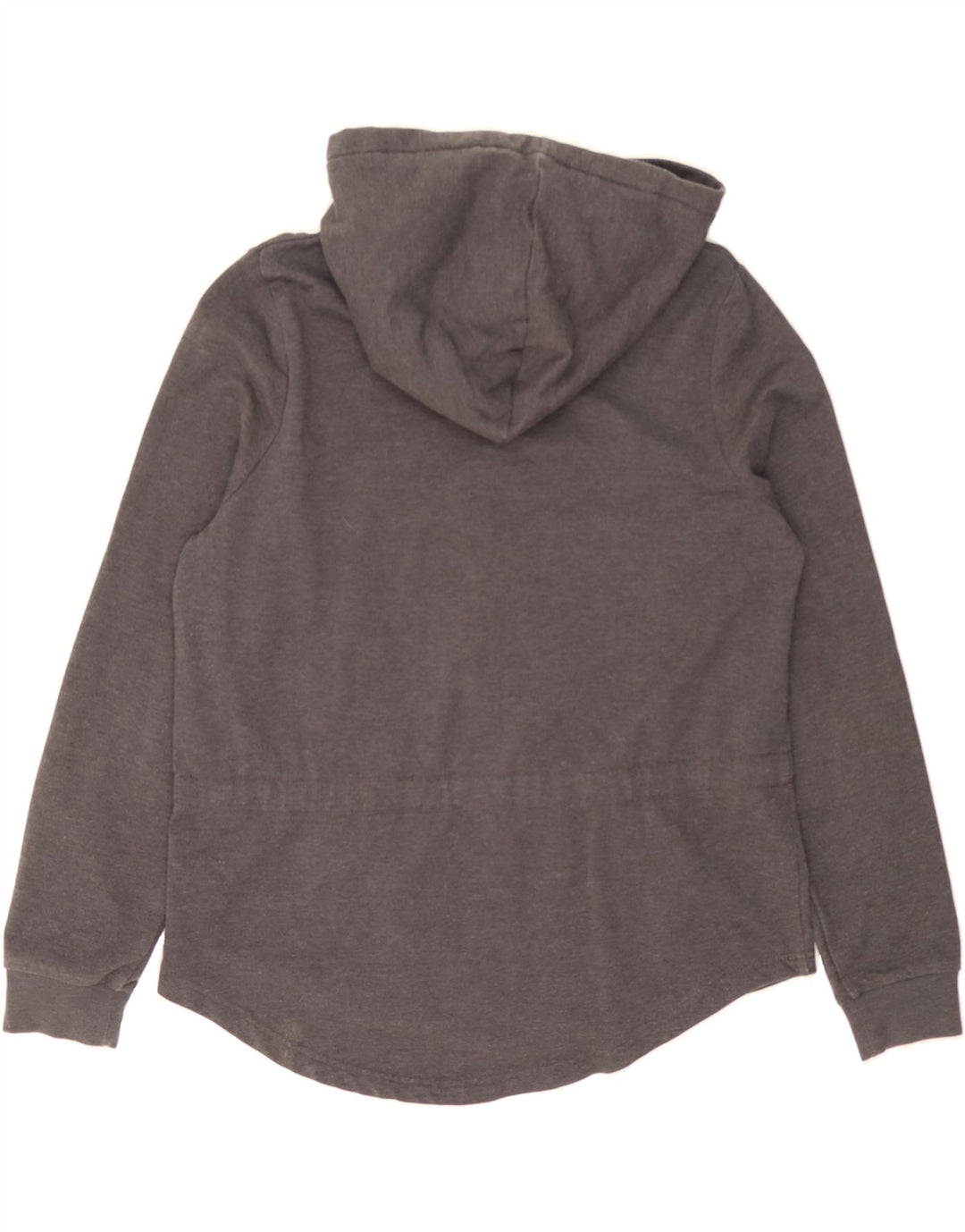 ELLESSE Womens Zip Hoodie Sweater UK 14 Medium Grey Cotton Vintage Ellesse and Second-Hand Ellesse from Messina Hembry 