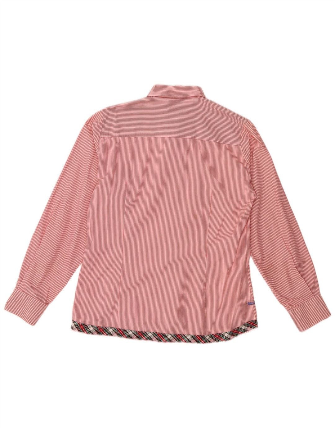 MARLBORO CLASSICS Męska koszula slim fit w duże różowe prążki