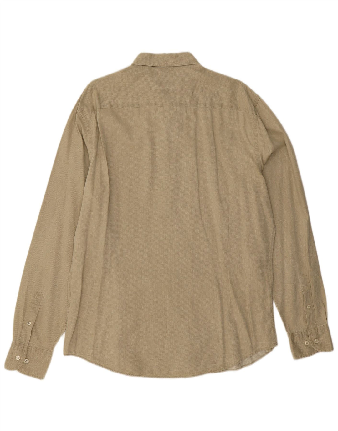 Koszula męska Massimo Dutti XL, beżowa, bawełniana