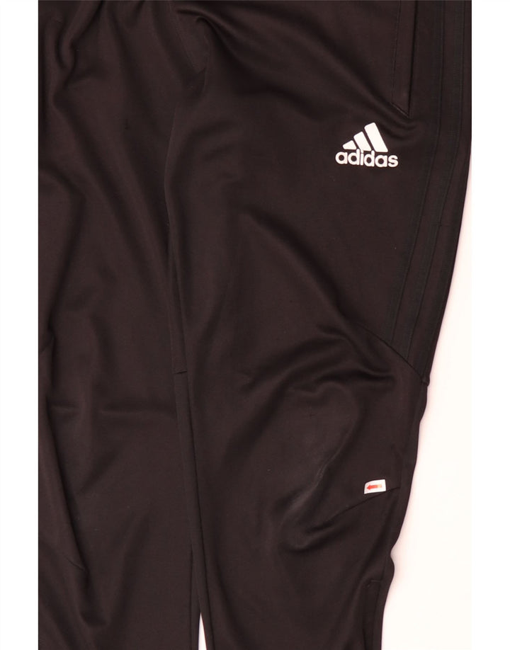 Męskie spodnie dresowe ADIDAS Clima Proof, duże, czarne, poliestrowe