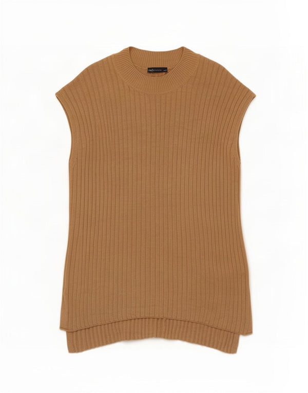 Damski podkoszulek na ramiączkach Marks & Spencer Longline Vest UK 16, duży, brązowy wiskoza